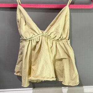 Wild Fable Light Yellow Camisole Top